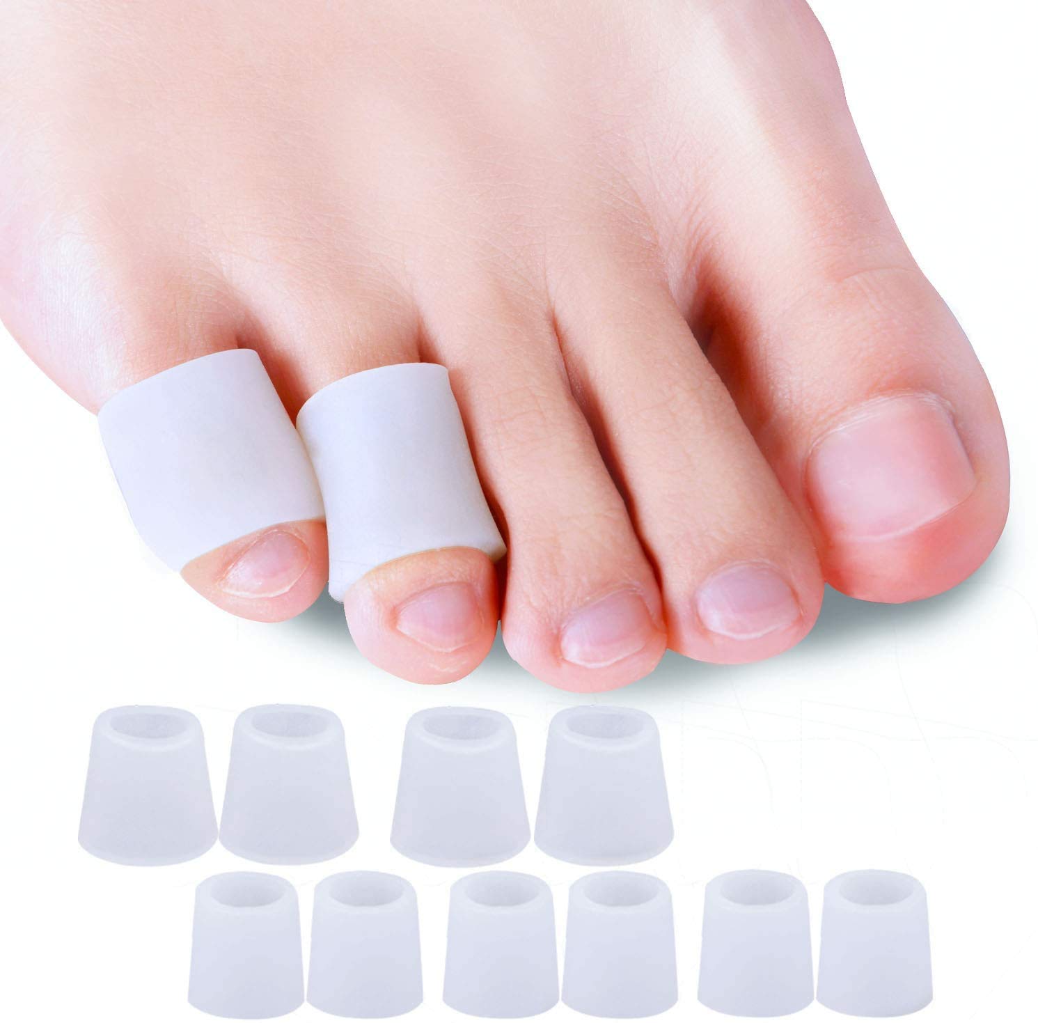 Buy Sumiwish 10 Pack Toe Sleeves, Pinky Toe Protectors for Corns