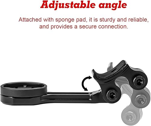 Miniatura 3 de x xotic tech Soporte de ángulo ajustable para computadora compatible con manillar integrado Colnago CC01 V4Rs C68, compatible con Garmin o Wahoo