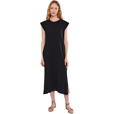 Платье Mod-o-doc Cap Sleeve Column Dress with Conrast Cuffs
