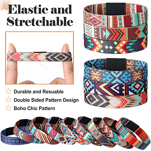 Cunno 15 Pcs Summer Beach Friendship Bracelets for Women Adjustable Waterproof Reversible Stretch Wristband Loose Bands Boho Chic Wristband Bracelet Unisex Adult4