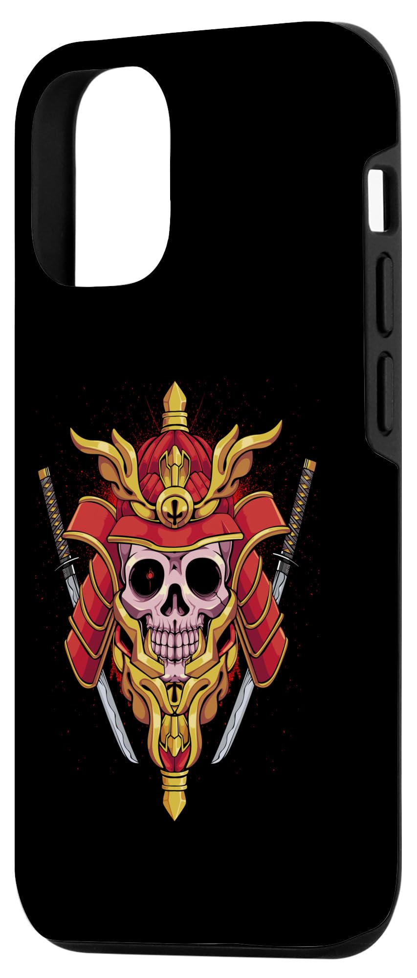 iPhone 12/12 Pro Japanese Retro Art Anime Samurai Warrior Swords Vintage Fan Case - Image 2