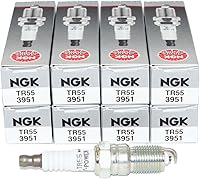 NGK TR55 3951 Spark Plugs (8 Pack) - OEM Quality Performance & Longevity for Reliable Ignition