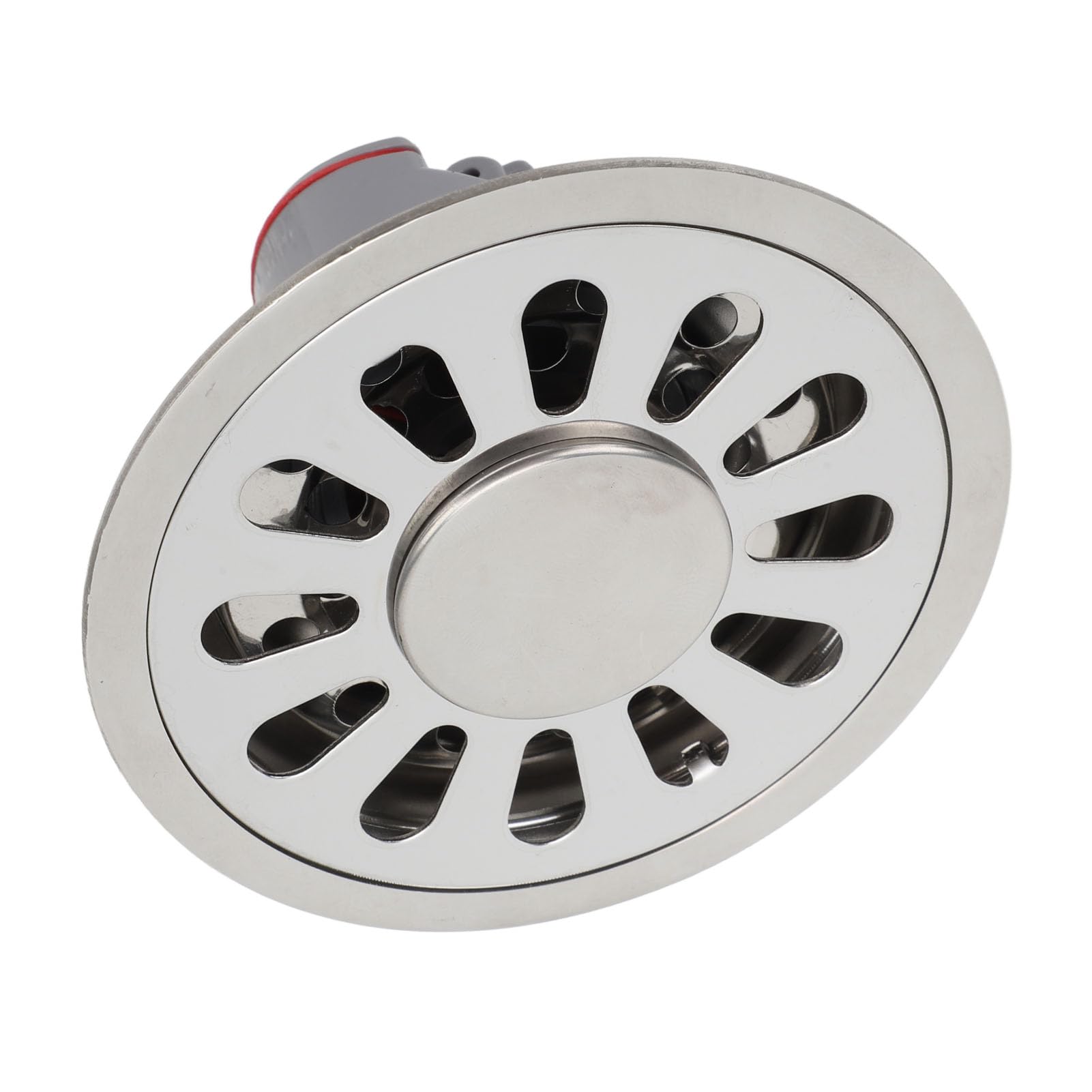 Omabeta Scarico a Pavimento Tondo in Acciaio Inox 304 Antiodore Diametro 9 Cm per Ristrutturazione di Bagno e Balcone