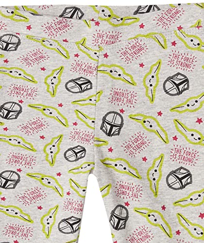Image of Amazon Essentials Disney | Marvel | Star Wars | Frozen | Princess Girls and Toddlers' Cotton Stretch Leggings, Multipacks