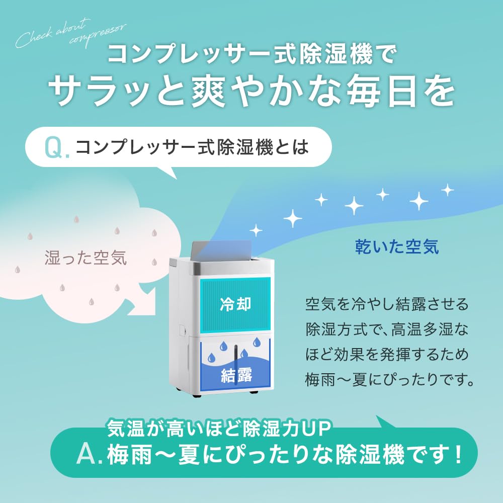 Amazon | タンスのゲン 除湿機 衣類乾燥【超速乾！ウルトラ除湿 35L/日