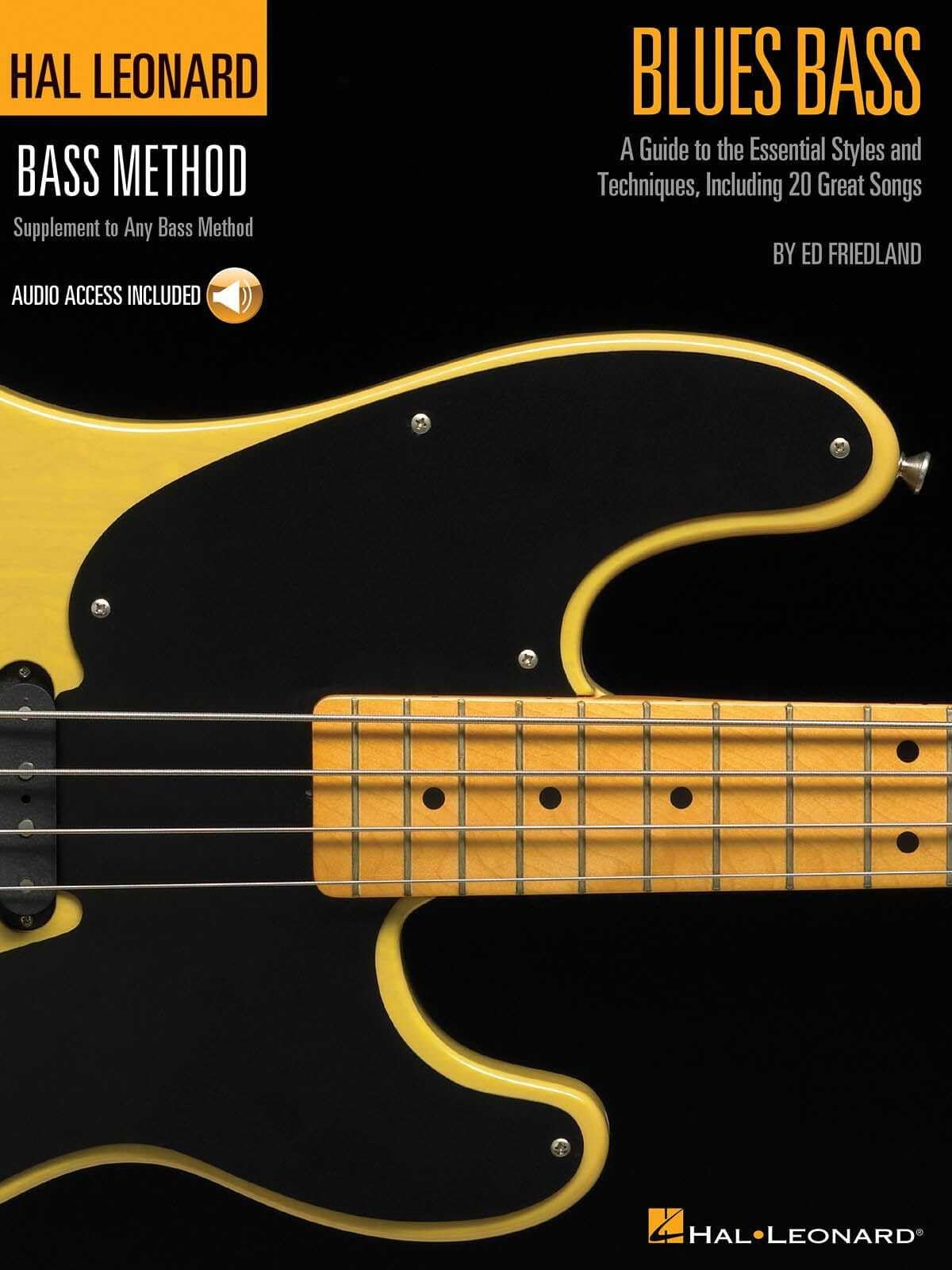 Blues Bass Hal Leonard Bass Method Book/Online Audio | Learn Blues Bass Techniques Songbook | Includes Songs by B.B. King, Stevie Ray Vaughan and Muddy Waters | Bass Guitar Sheet Music