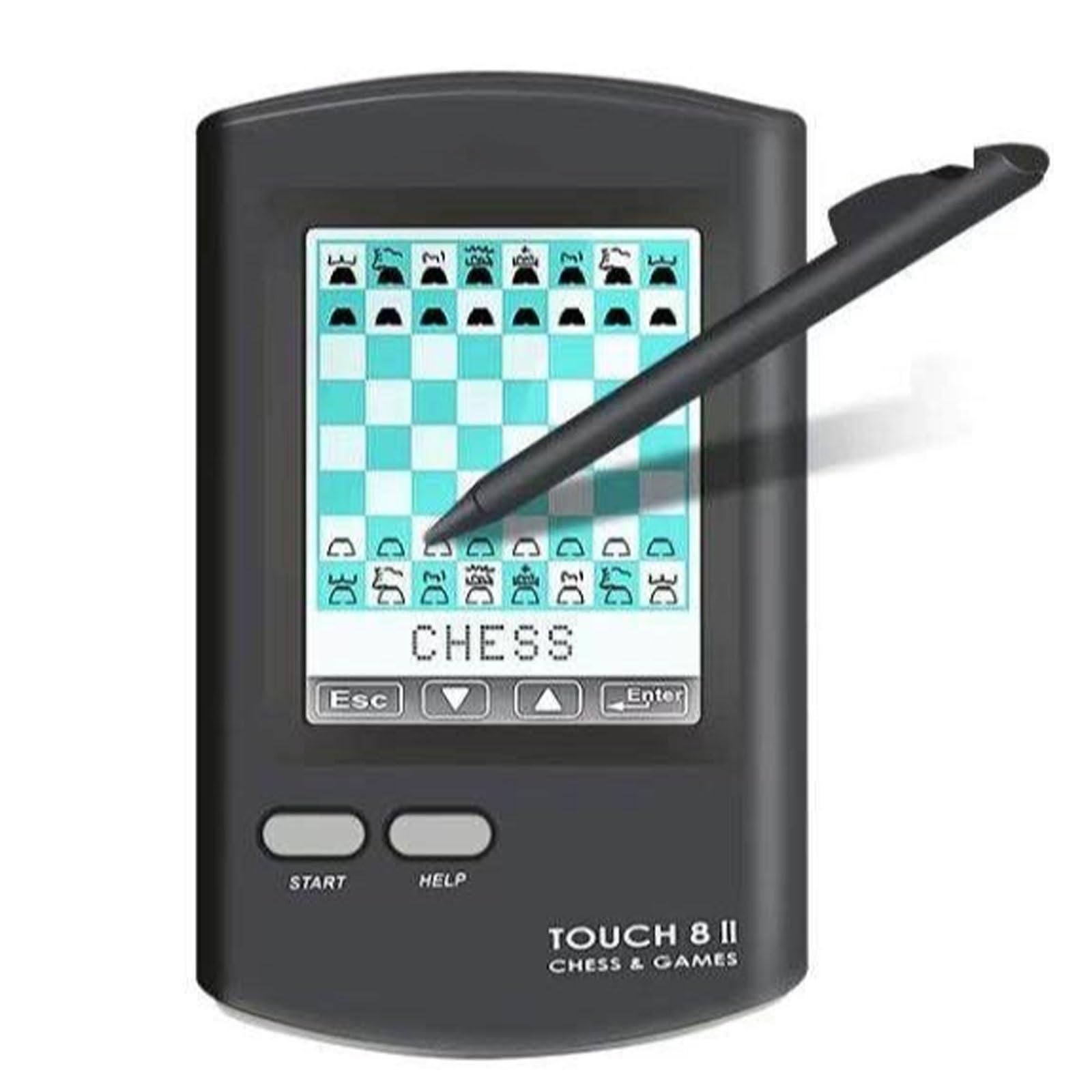 Échiquier Électronique Portable 8 en 1 avec Écran LCD HD Et Stylet, Modes d'apprentissage AI, Cadeau De Voyage Parfait, Jeu D'échecs Électronique, Cadeau for La Famille