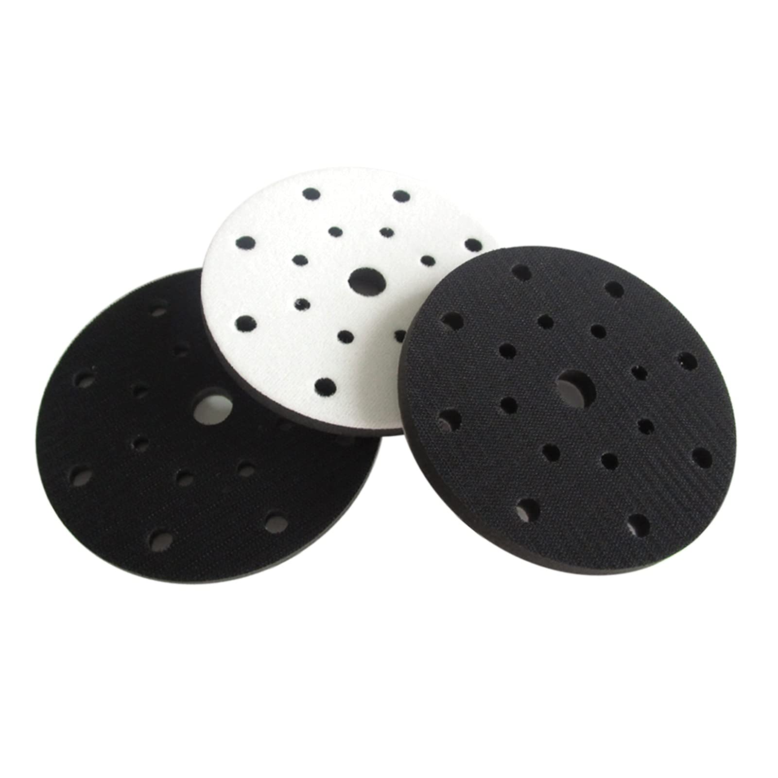 Almohadilla de Pulido Almohadilla de Interfaz Suave 6"170 mm de Esponja de Esponja de 150 mm Ampliación y protección contra el Papel de Lija, Utilizado for Discos de molienda de Gancho y Anillo