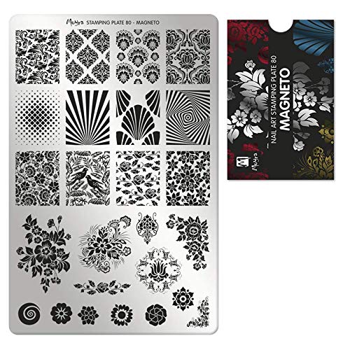 MOYRA Stamping plate No 80 Nail Stamping plate