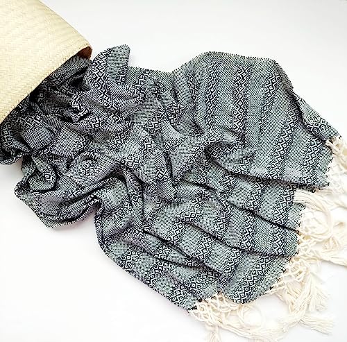 Baby Trapoz Mexican Rebozo Shawl, Scarf, Ideal for Natural Birth, Doula Massage, 118.11", Black2