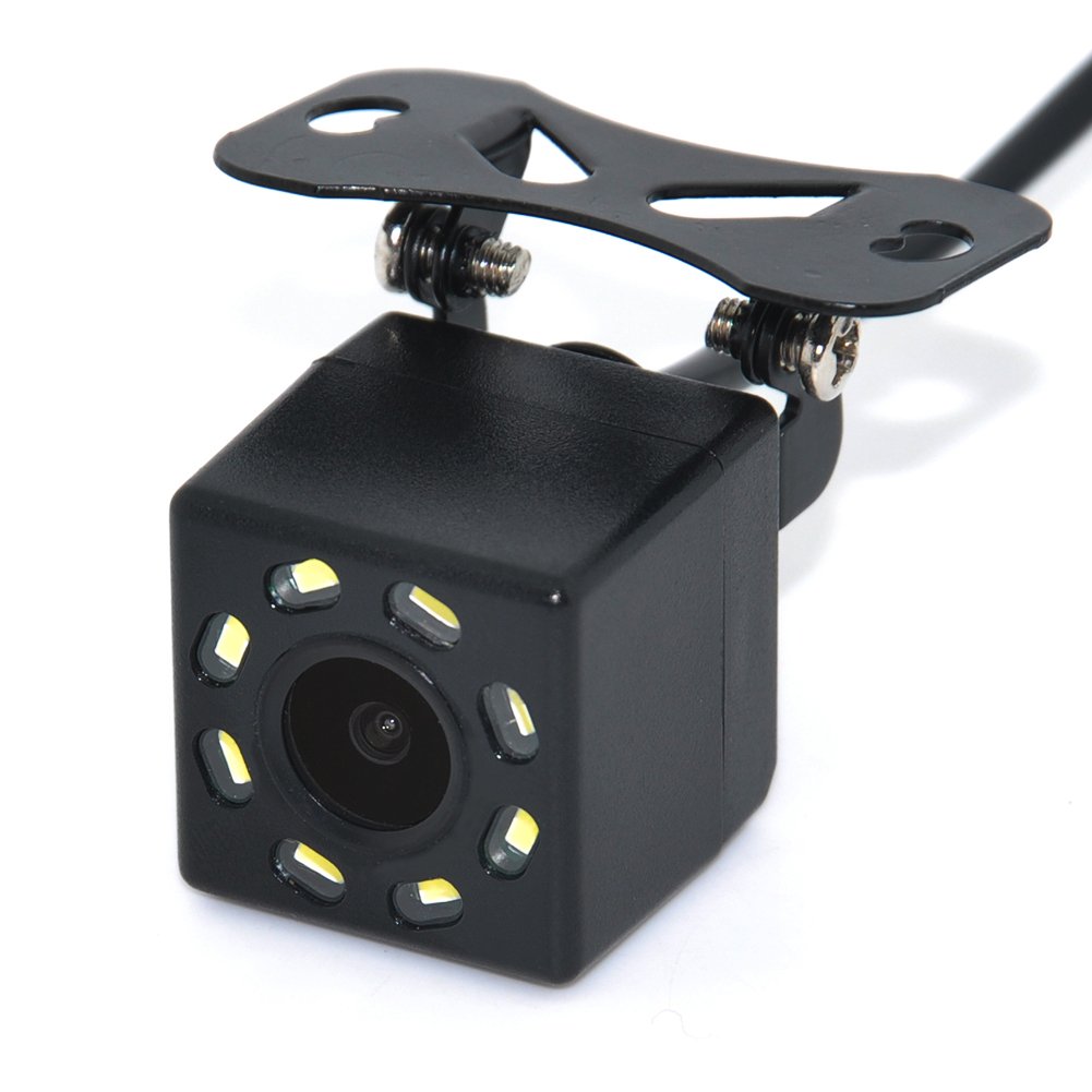Auto Wayfeng WFCCD 8LED Night Vision Car Rear View Camera 170 Wide Angle Universal Car Reverse Rearview Camera Car Backup For Parking Camera