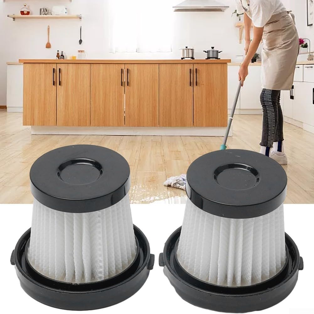 Lot de 2 filtres HEPA compatibles avec aspirateur XTREME Series V10 700 W, pièces de rechange haute efficacité pour le nettoyage de la maison, faciles à installer et
