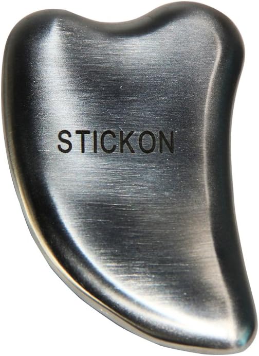 STICKON Stainless Steel Gua Sha Scraping Massage Tool - Soft Tissue Mobilization Tool Stickon 02 1 Count Pack Of 1