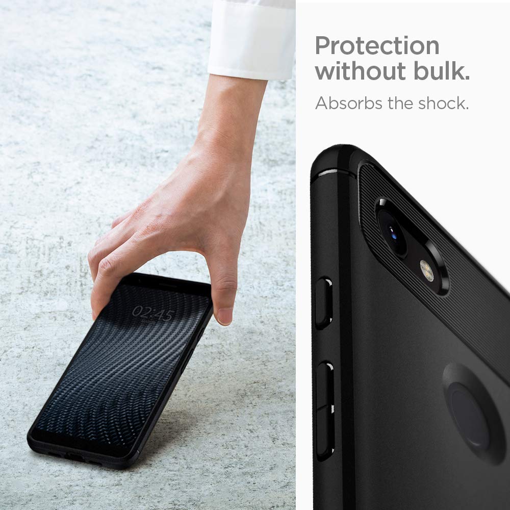 Amazon.com: Spigen Rugged Armor Designed for Google Pixel 3a Case (2019) -  Matte Black : Cell Phones & Accessories