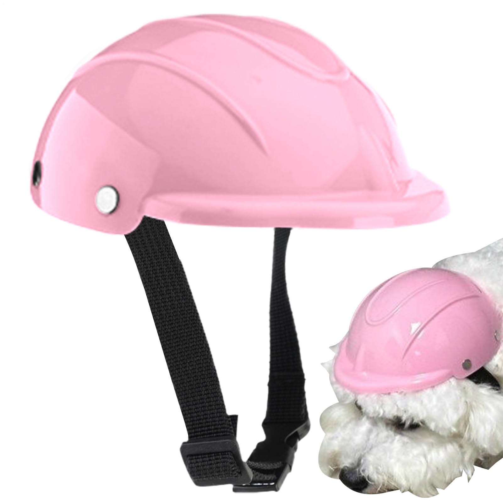 Dog Helmet,Small Dogs Motorcycle Bike Safety Helmets - Windproof Pet Supplies for Puppy Medium Large Breed Travel Outdoor Training Biking Hiking Cycling Walking Camping Scootering