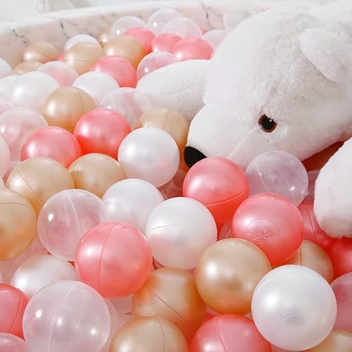 Vista 188 de STARBOLO Ball Pit Balls for Toddlers Phthalate Free BPA Free Non-Toxic Crush Proof Play Balls for Toddlers Kids Pool Playhouse Pack of 100 200 500