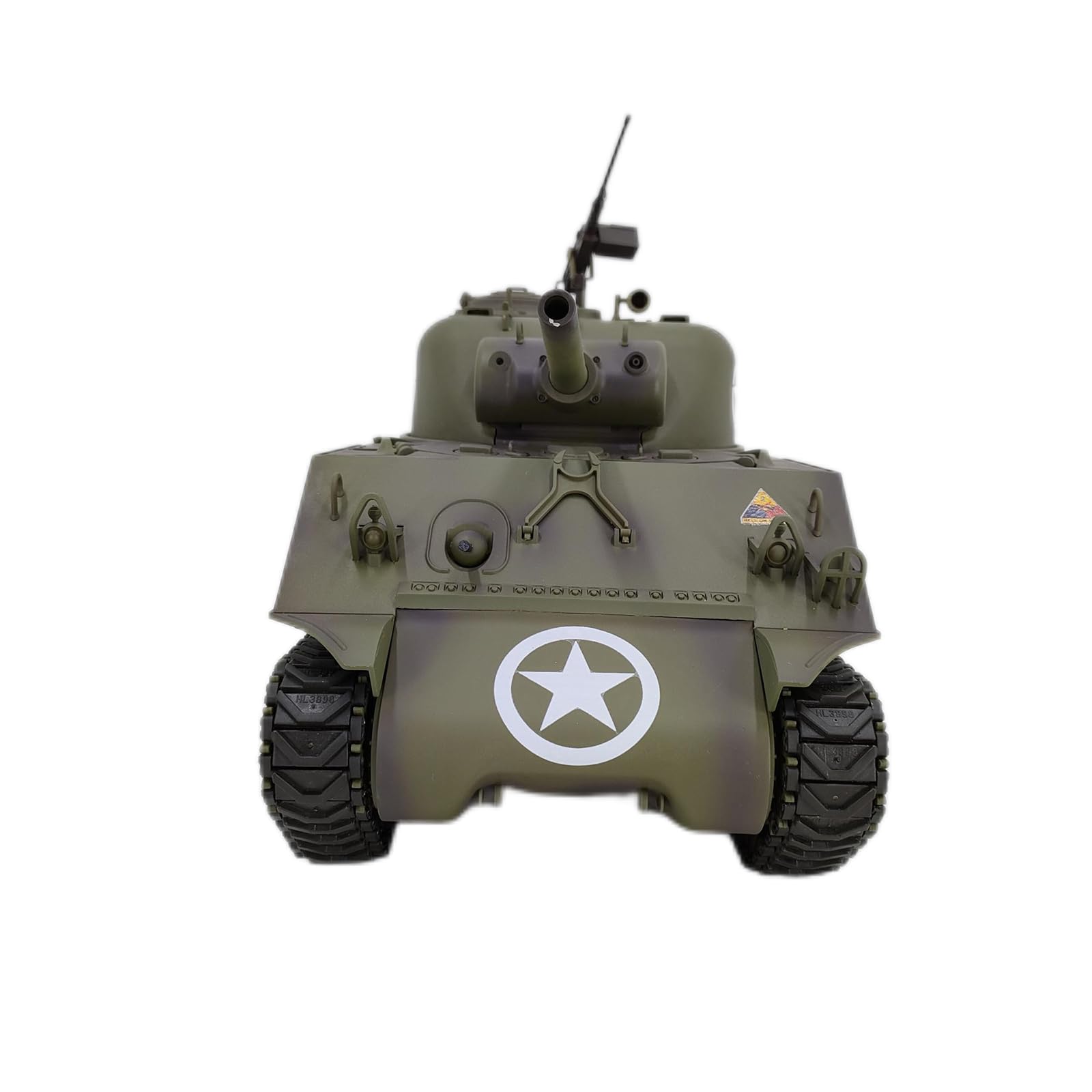 Zdalne sterowanie ciężki czołg M4A3 RC wojna bojowa pojazd wojskowy metalowa stalowa fala pudełko symulacja dymu strzelanie efekt dźwiękowy kolekcja model podstawowy (ulepszona wersja)