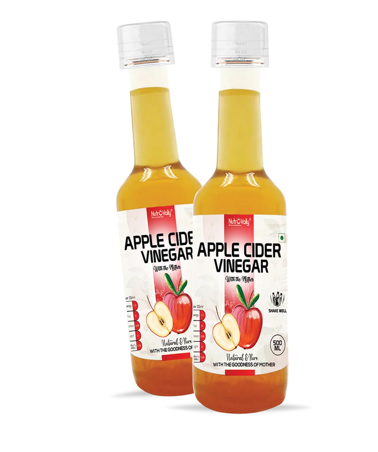 See full amazon price history chart for NutroVally - Apple Cider Vinegar Mother for Weight Loss 1000 ml | 100% Natural Himalayan Apples | Helps in Digestion | Without Box | 500ml ((Pack of 2) NutroVally - Apple Cider Vinegar Mother for Weight Loss 1000 ml | 100% Natural Himalayan Apples | Helps in Digestion | Without Box | 500ml ((Pack of 2) (B0CC28ML18) Amazon Price History, Amazon Price Tracker