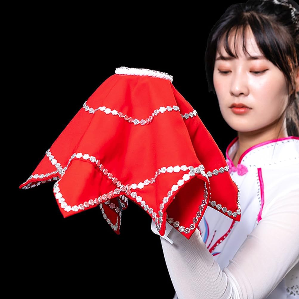Holibanna Performance Handkerchiefs Set of 6 Lightweight Cloth Dancing Props for Stage Masquerade Party Supplies Portable 19.68X19.68 Inch for Kids and Adults