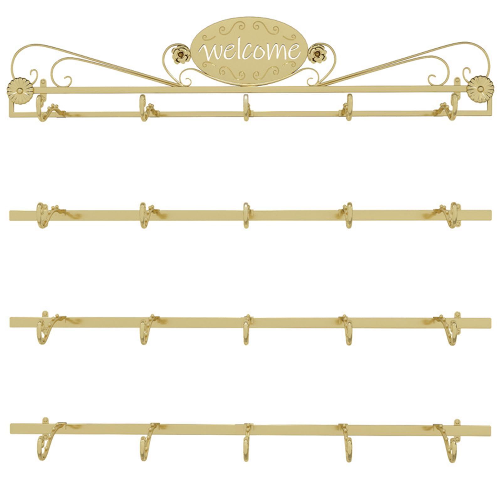HPTHLY Lingerie Shop Retail Stores Multipurpose Wall Display Shelf For Bras Intimates Panties Underclothing,Wall-Mounted Underwear Display Rack, (A-L150Cm)
