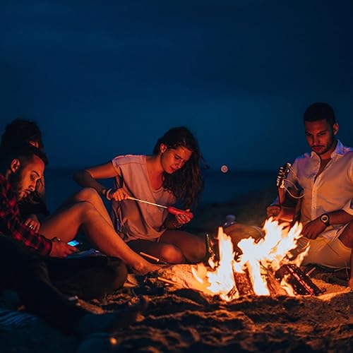 Miniatura 5 de AOFAR Arrancador de incendios, varillas de ferrocerio AF-382 (Ferro), kit de inicio de incendios con dos herramientas multiherramienta, cordón de