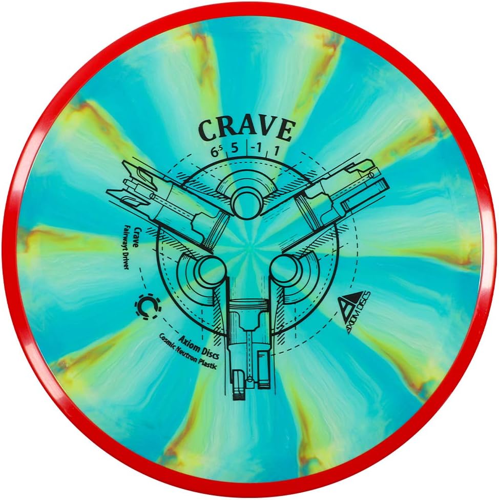 Axiom Discs Cosmic Neutron Crave Disc Golf Fairway Driver (Colors May Vary)