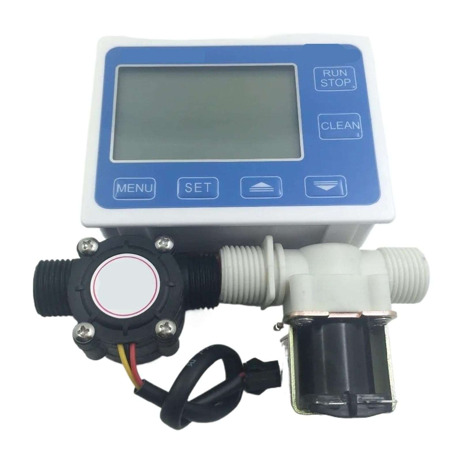 Capteur de débit d'eau LCD avec électrovanne pour coupure automatique - 7