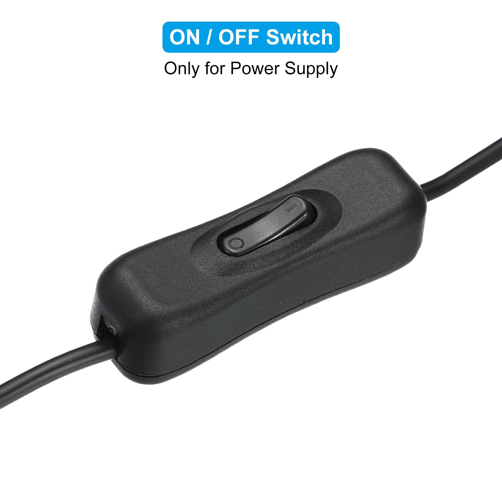 PATIKIL Micro-USB Estensione Cavo con ON/Off Interruttore