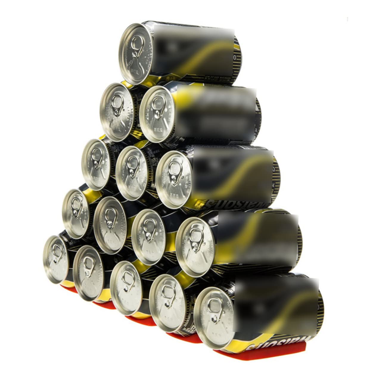 FUNOMOCYA Silicone Refrigerator Storage Rack Holder Mat Can Beverage Storage for Fridge