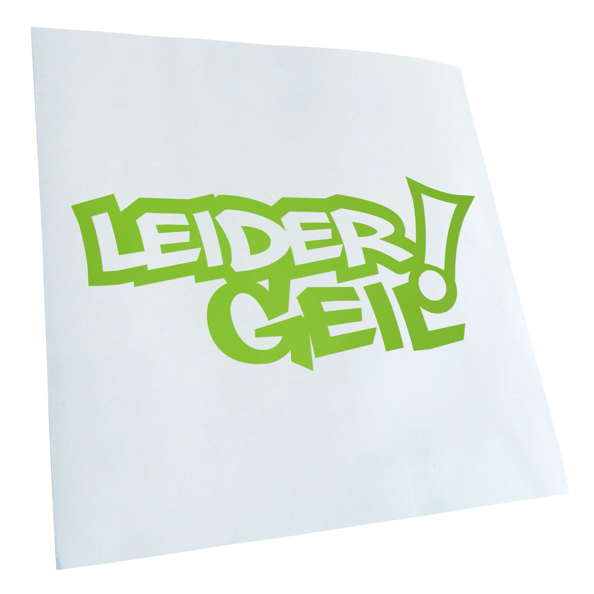 Kiwistar Racing Die Cut JM Decal Sticker 20 x 9 cm with German Text Leider geil [Unfortunately cool]