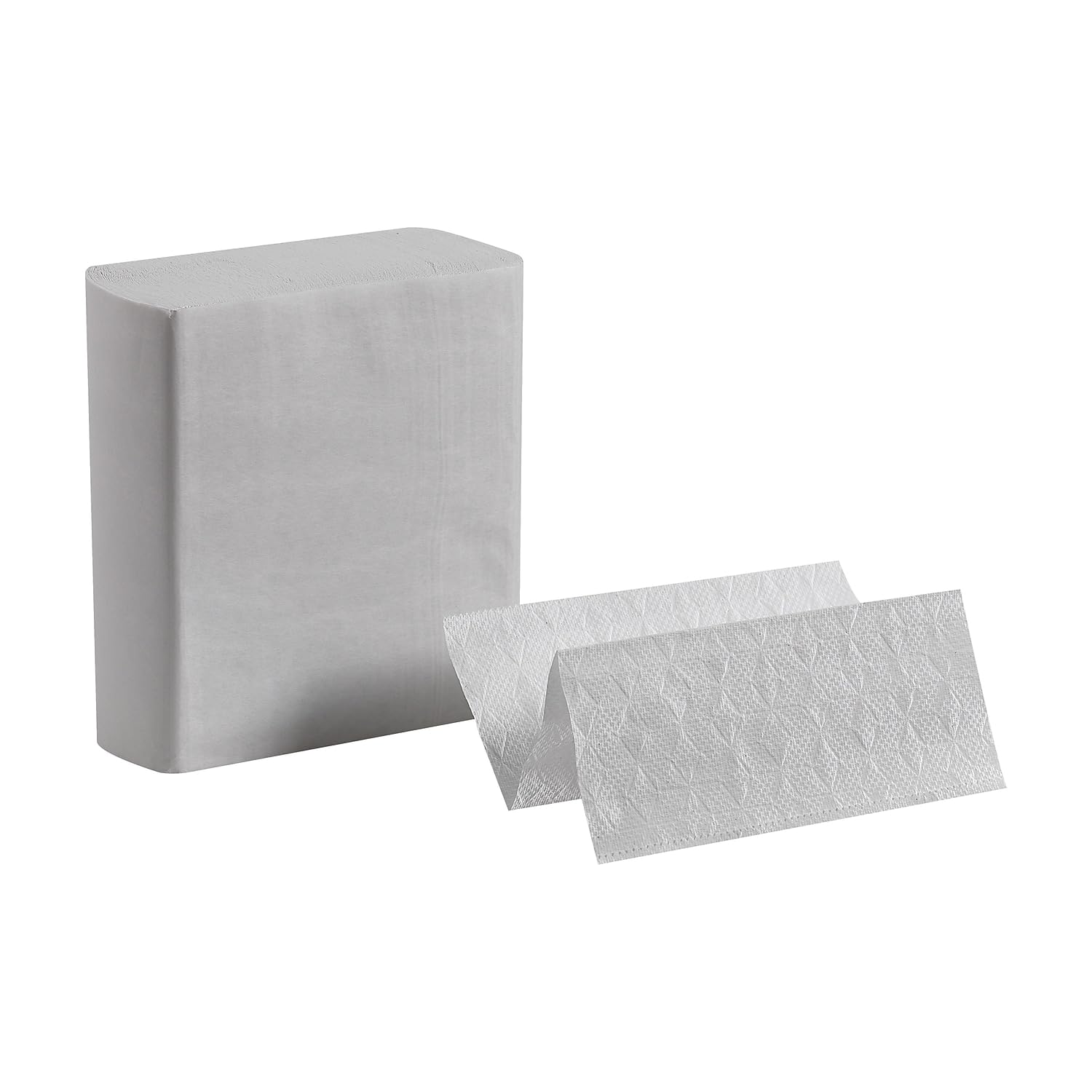 Toalla de papel plegable en Z azul Pacífico de GP Pro, blanco, 260 toallas por paquete, 10 paquetes por caja