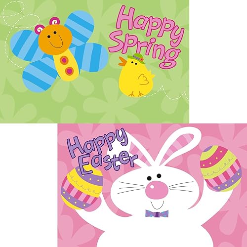 Miniatura 3 de Snowman & Bear - Mantel individual reversible de Navidad para niños, 11 x 17 pulgadas, mantel individual laminado reversible Lillian Vernon