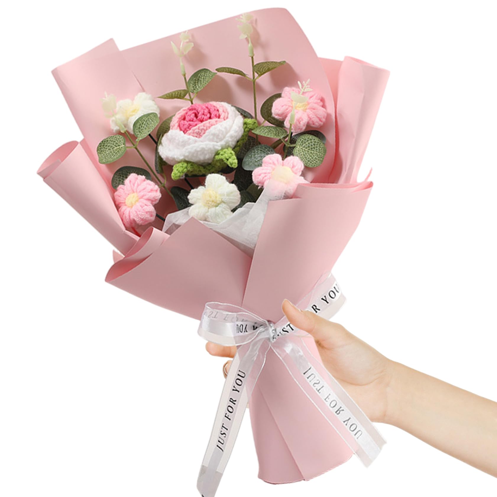 Bouquet de fleurs au crochet pour votre décoration de table romantique