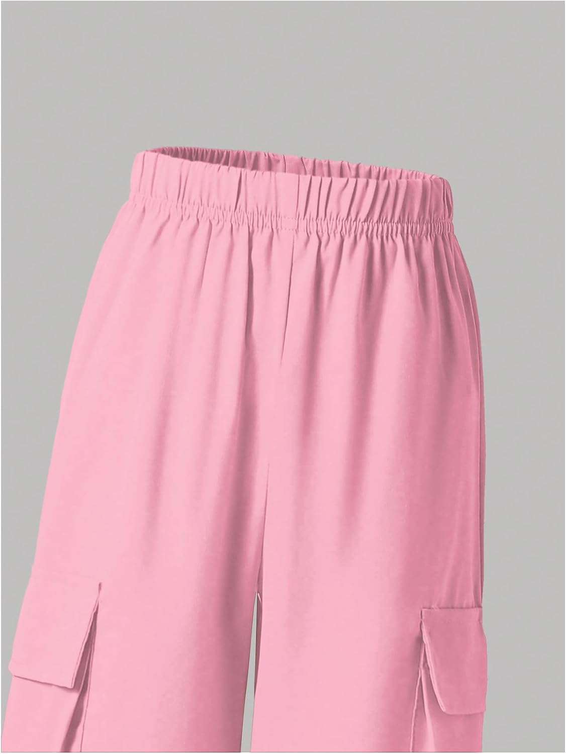 Verdusa Girls Clothes 2 Piece Matching Set Cute Spring Outfits 2026 Bow Outfits Crop Tops and Cargo Pants