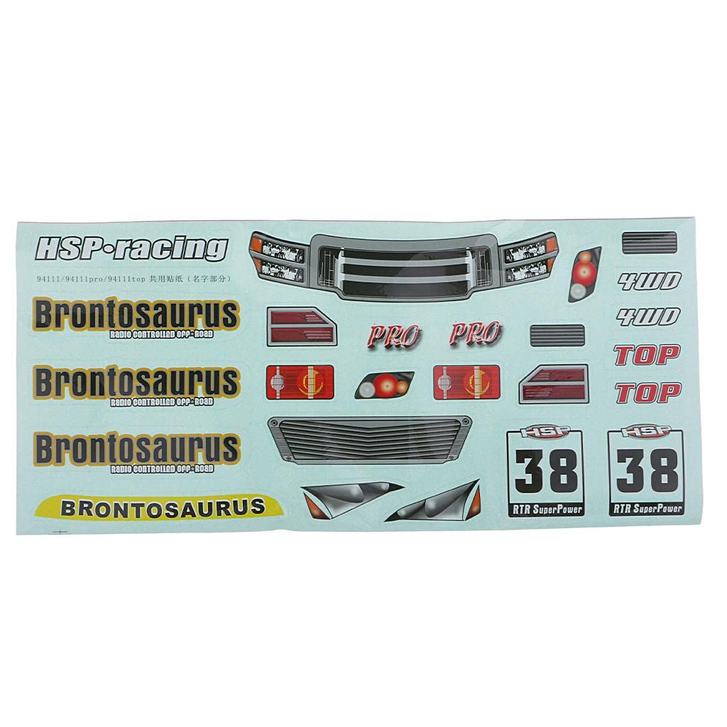 Carrocería de Repuesto para Camión RC en PVC HSP, Compatible con Modelos Coleccionables, I