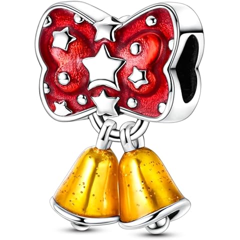 Parmuz 925 Sterling Silver Christmas Charm for Bracelet Snowflake Dangle Beads Santa Claus Snowman Deer Charm Gifts for Women