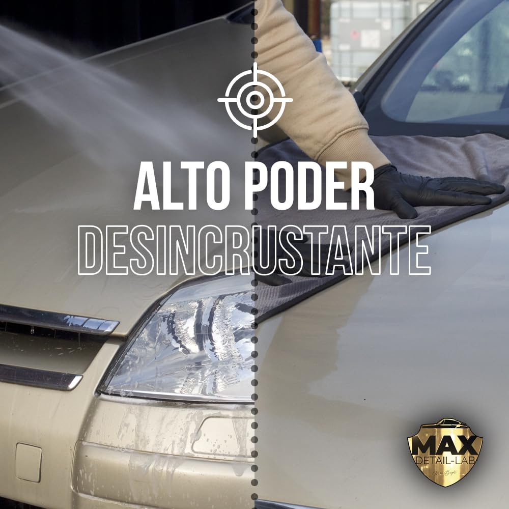 MAX DETAIL-LAB - E-Foam Pack - Kit Limpieza Coche Champú y Pulverizador a Batería Presión Foamer Eléctrico Espuma Activa, Snow Cherry Productos Lavado Exterior Detailing Profesional Auto Moto