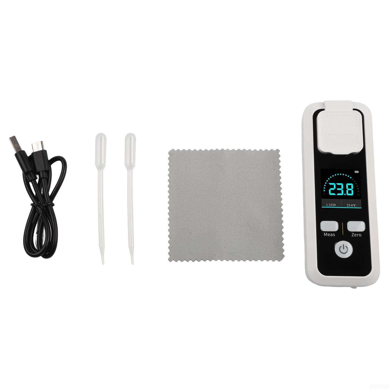 JBM-10 & JBM-20 Brix Refractometer, 0-55% Sugar Meter with Temperature Compensation and IPX6 Waterproof Fruits, Beverages and Solutions