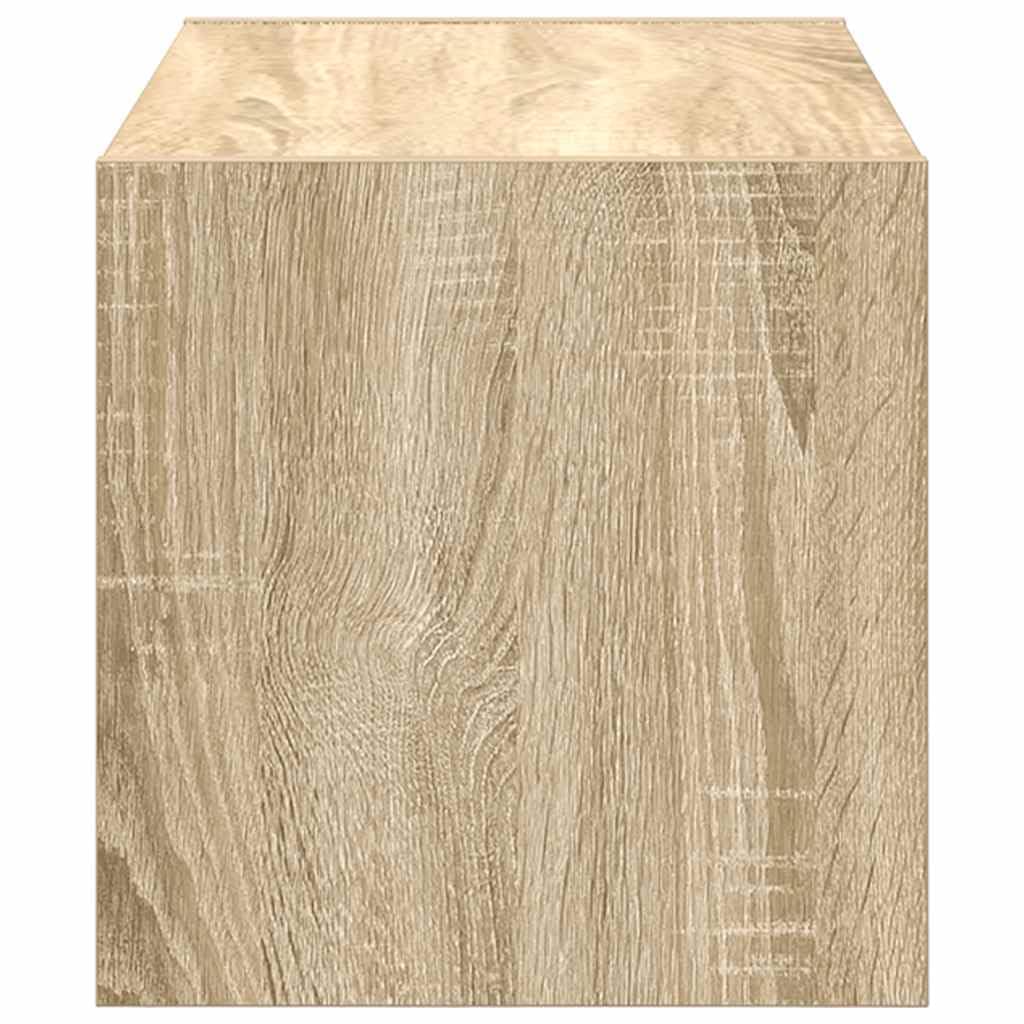 Schuhregal Sonoma-Eiche stapelbar 60x30x30,5 cm Holzwerkstoff platzsparendes Aufbewahrungssystem für Flur Eingangsbereich Garderobe