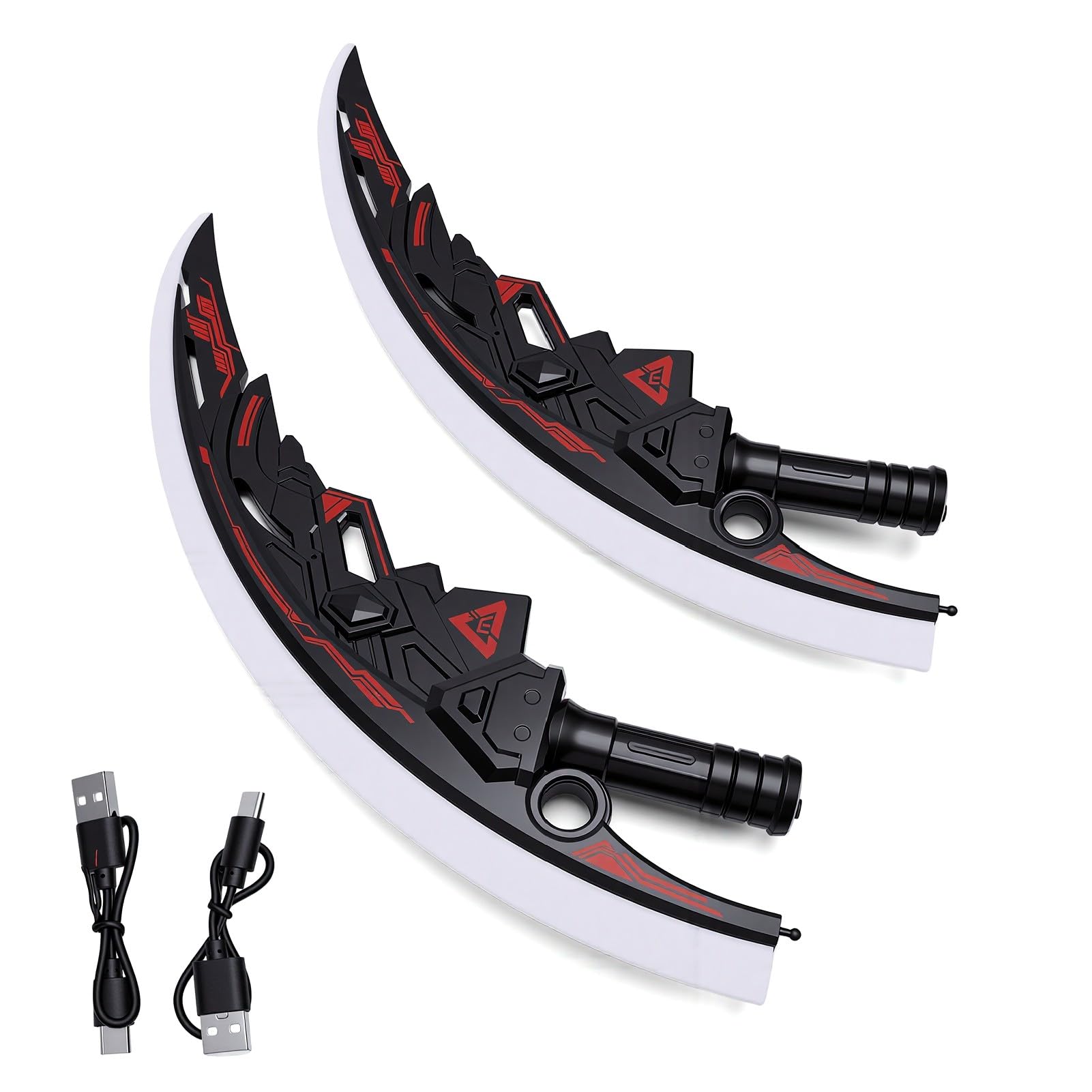 Diyeeni Sabre pour Enfants avec Capteur de Gravité, 7 Couleurs (Rouge)