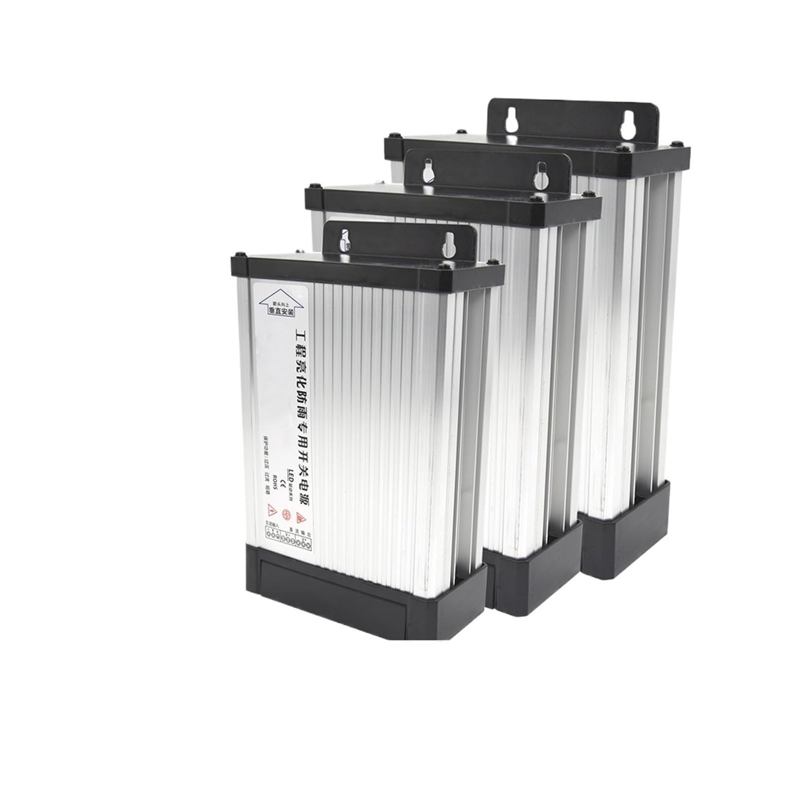 1 pièces transformateur d'éclairage 220V à 5V 12V 24V 200W 300W 400W 500W AC/DC Alimentation à découpage extérieure étanche à la Pluie Alimentation à découpage(12V,200W)