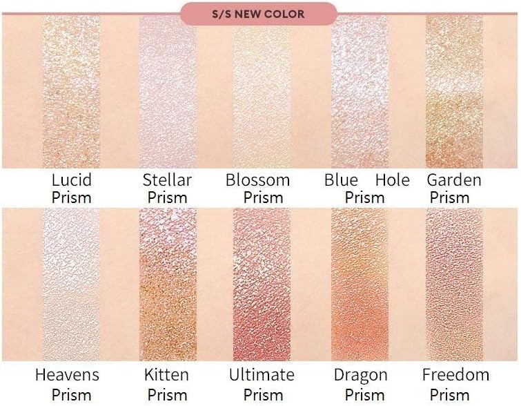 MISSHA Topaklanmayan, El Yapımı Glitter Far Modern Shadow Glitter Prism (NO.3 ULTİMATE PRİSM) (2 paketi)