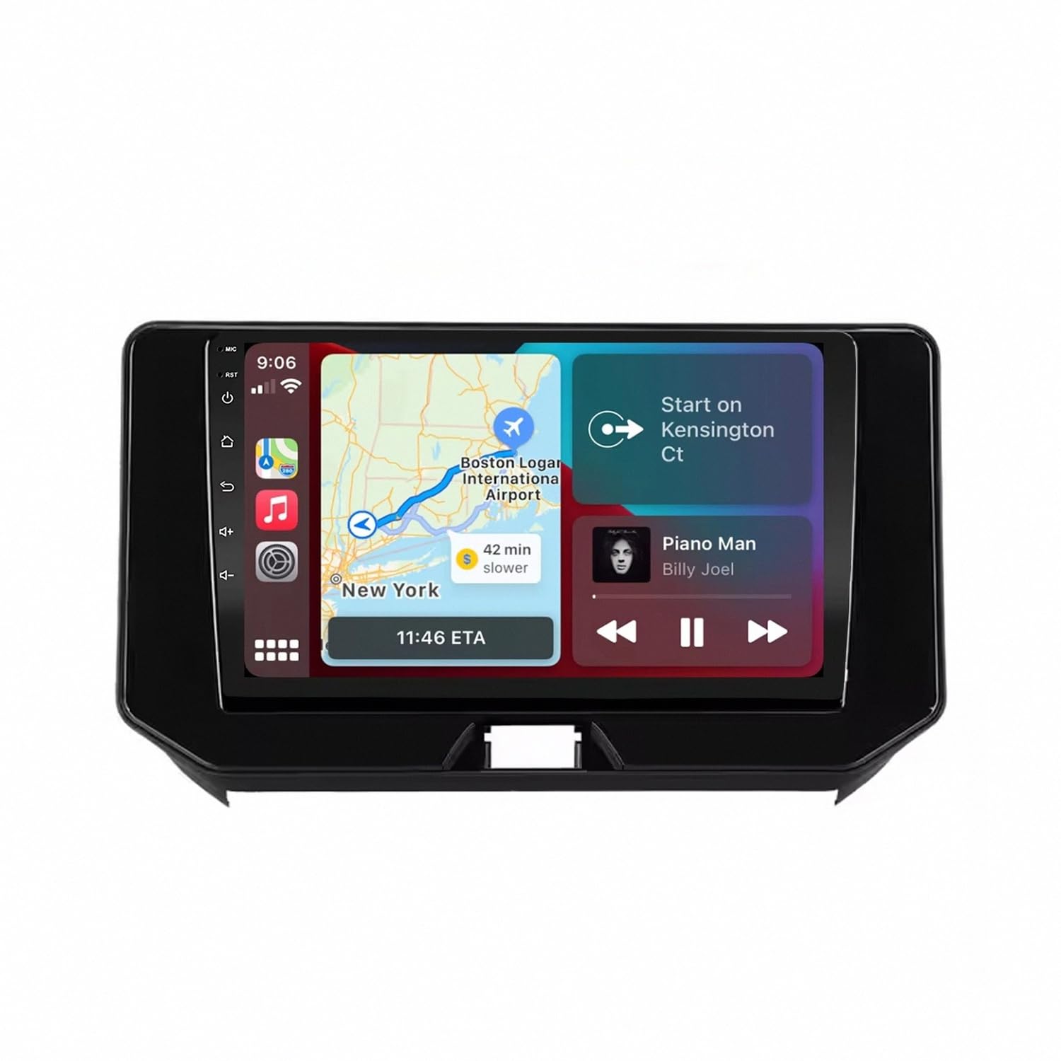 Nawigacja Gps, Multimedia, Wideo dla Toyota INNOVA 2007-2014 Przenośny Ekran Dotykowy Apple Carplay, Nawigacja Gps/Sterowanie Głosowe/Mirror, 4 Rdzeń 2G+32G