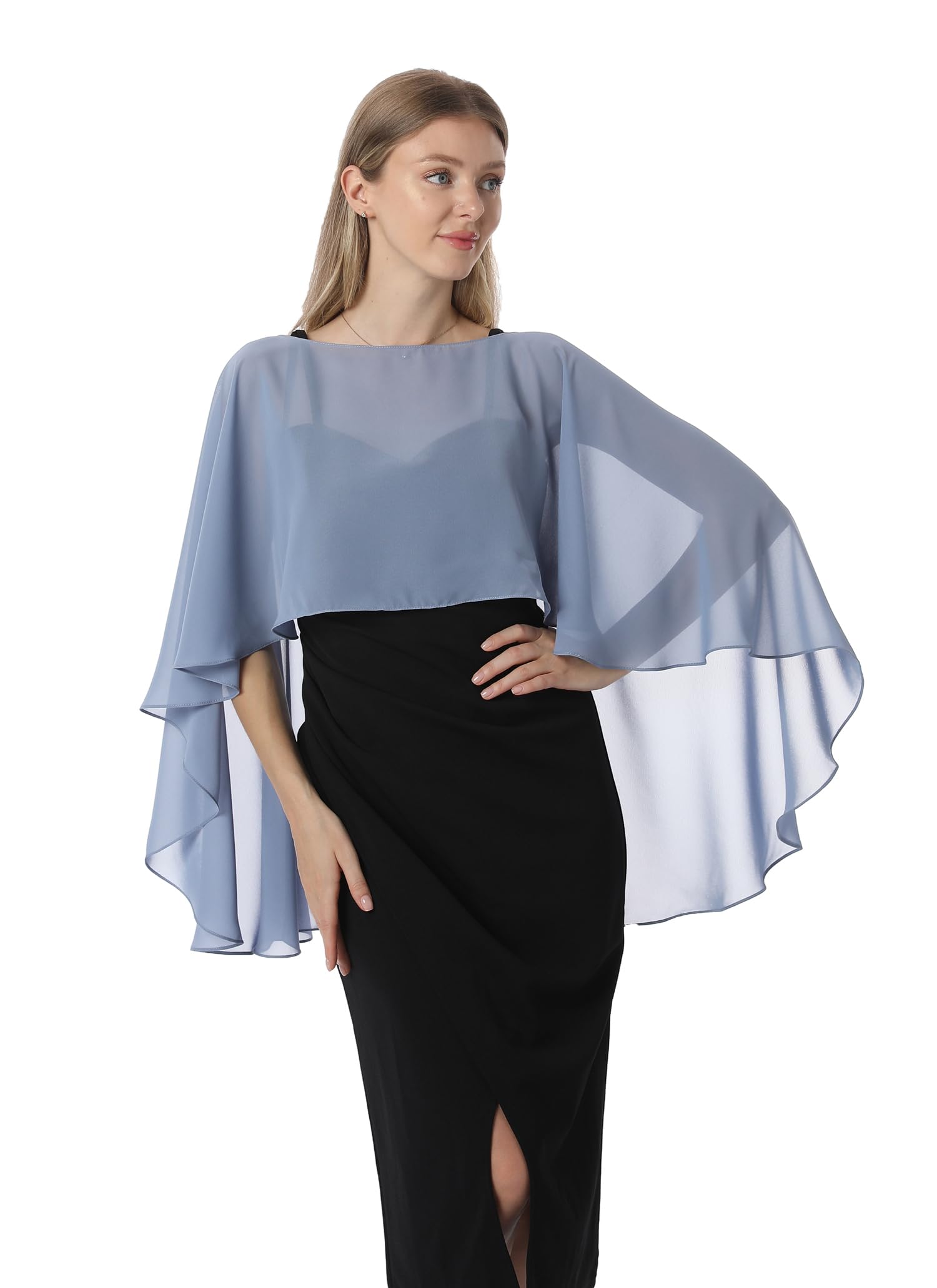 Szal paszminowy Kobiety Chiffon Cape001