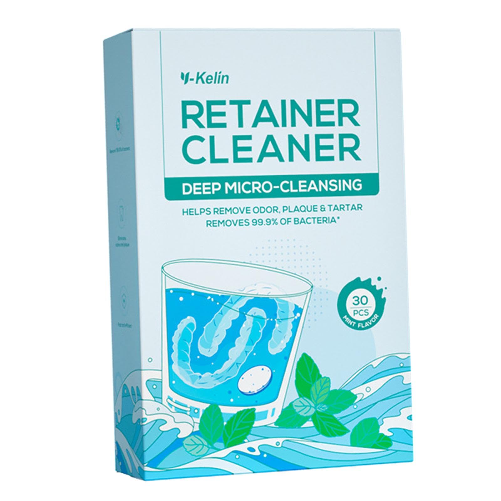 bnf® 30 Pieces Denture Cleaner Tablet Cleaning Tool False Tooth Cleaning Tablet Mint flavor Health & Beauty | Oral Care | Denture Care-image-18