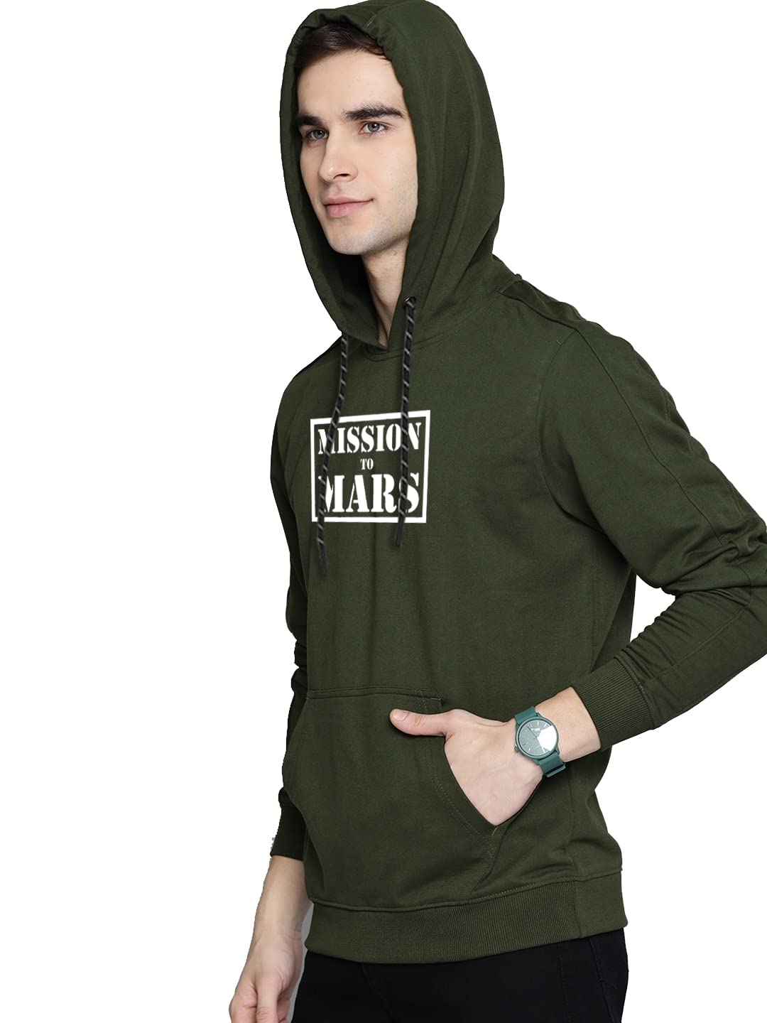 London Crew Printed Black Men's -FB-019