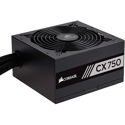 Corsair CX Series 750 Watt (2017) 80 Plus Bronze Certified Non-Modular Power Supply (CP-9020123-NA)