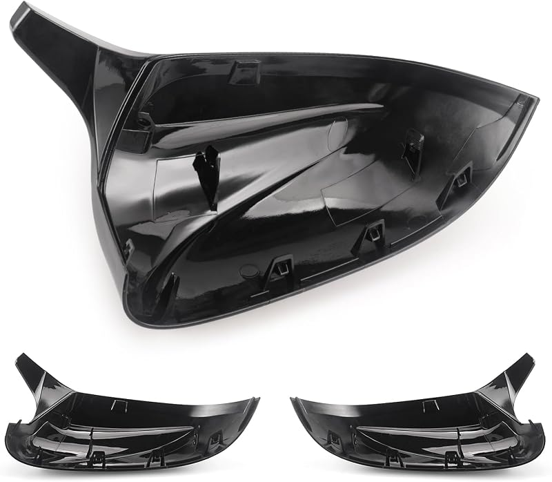 Asasytal Tükör Borítás BMW X3 G01 X4 G02 X5 G05 X6 G06 X7 G07 iX3 Kompatibilis Visszapillantó Tükör Burkolat ABS Műanyag Fényes Fekete 1 Pár