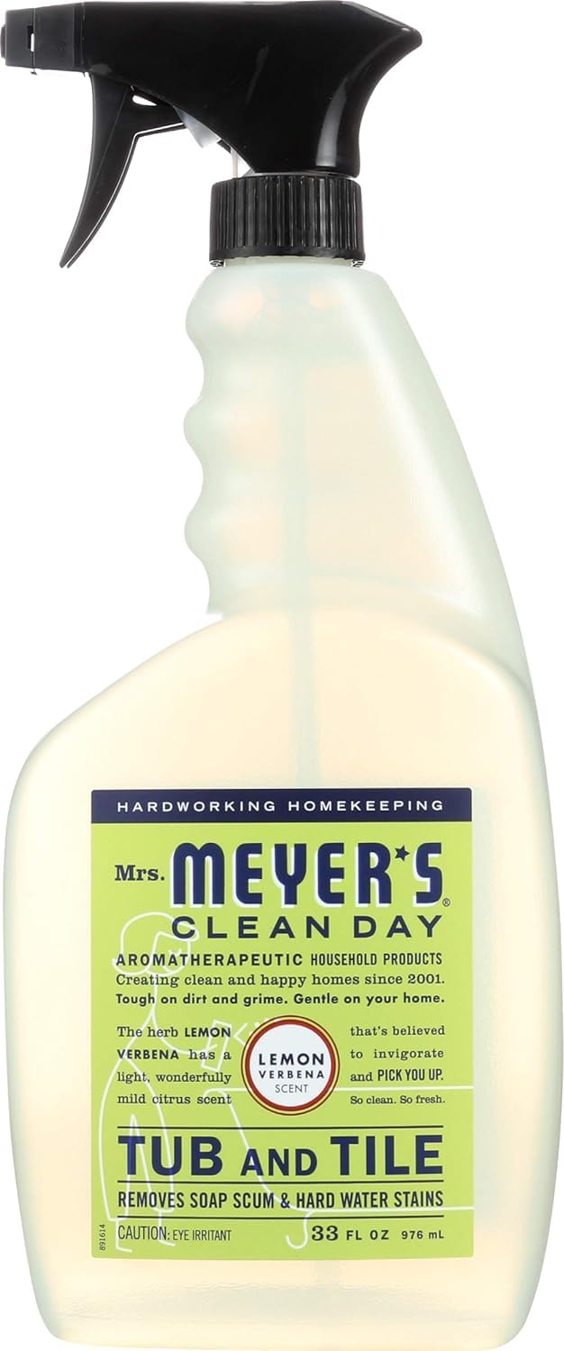 CLEAN DAY Tub and Tile Cleaner, Lemon Verbena 33 Fluid Ounce