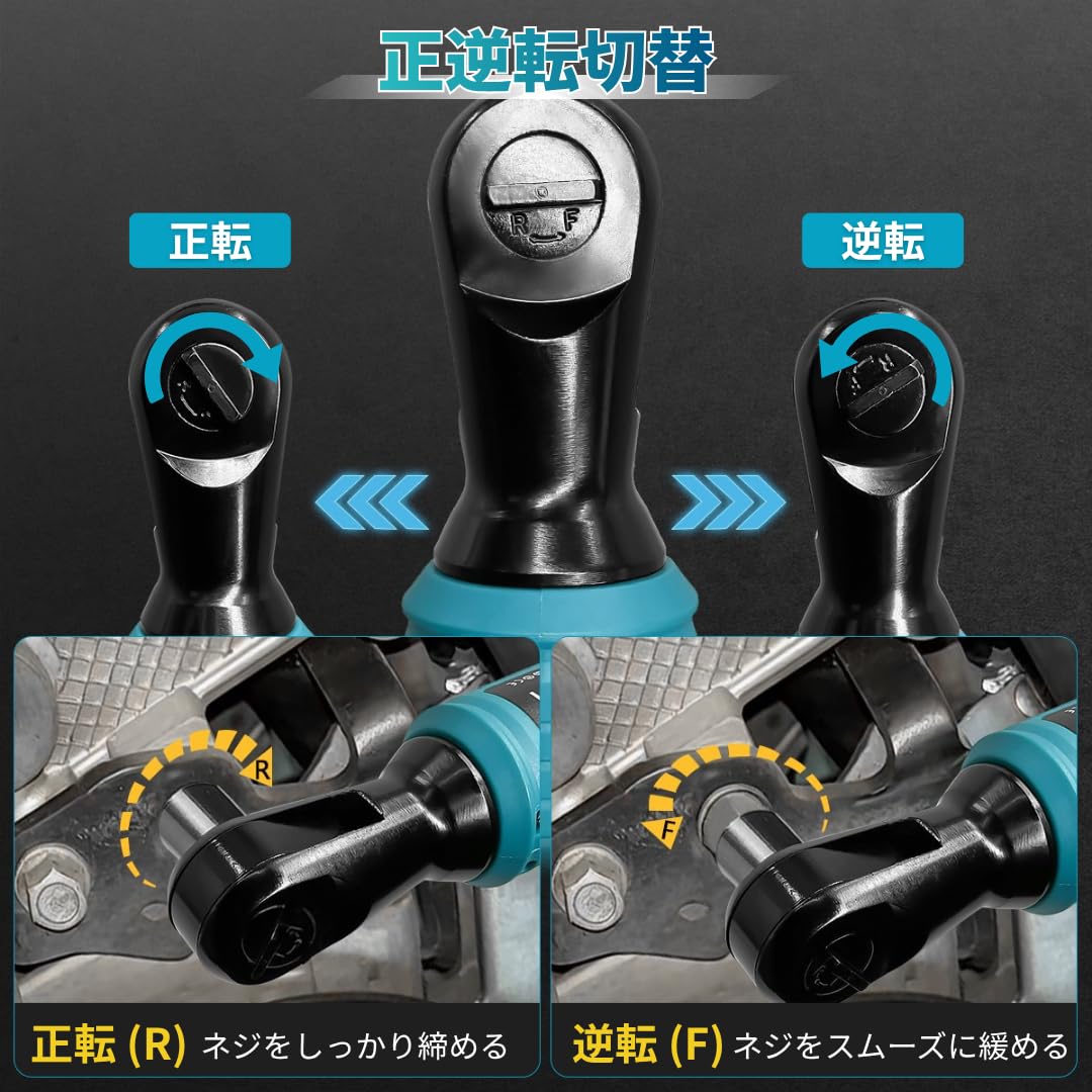 Amazon | マキタ互換品 充電式 ラチェットレンチ 12.7mm 1/2インチ